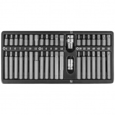Набор вставок-бит 10 мм H4-12 мм, Т20-Т55, M5-M12, 3/8&amp;quot;DR и 1/2&amp;quot;DR