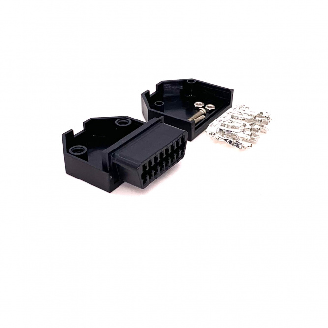 Штекер (разъем) OBD2 &amp;quot;мама&amp;quot; разборный